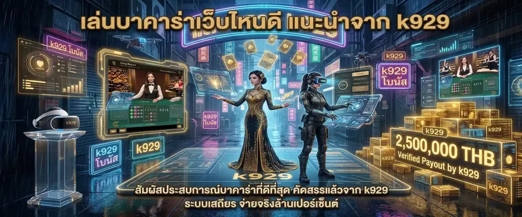 เล่นบาคาร่าเว็บไหนดี แนะนำจาก k929