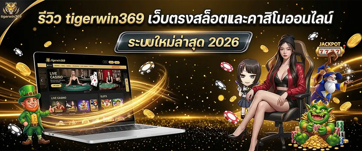 รีวิว tigerwin369 เว็บตรงสล็อตและคาสิโนออนไลน์ ระบบใหม่ล่าสุด 2026